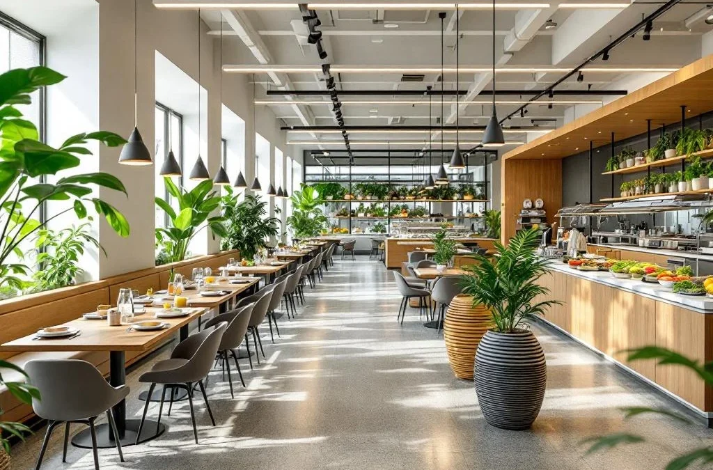Wat zijn de trends voor lunchtafels in bedrijfskantines?