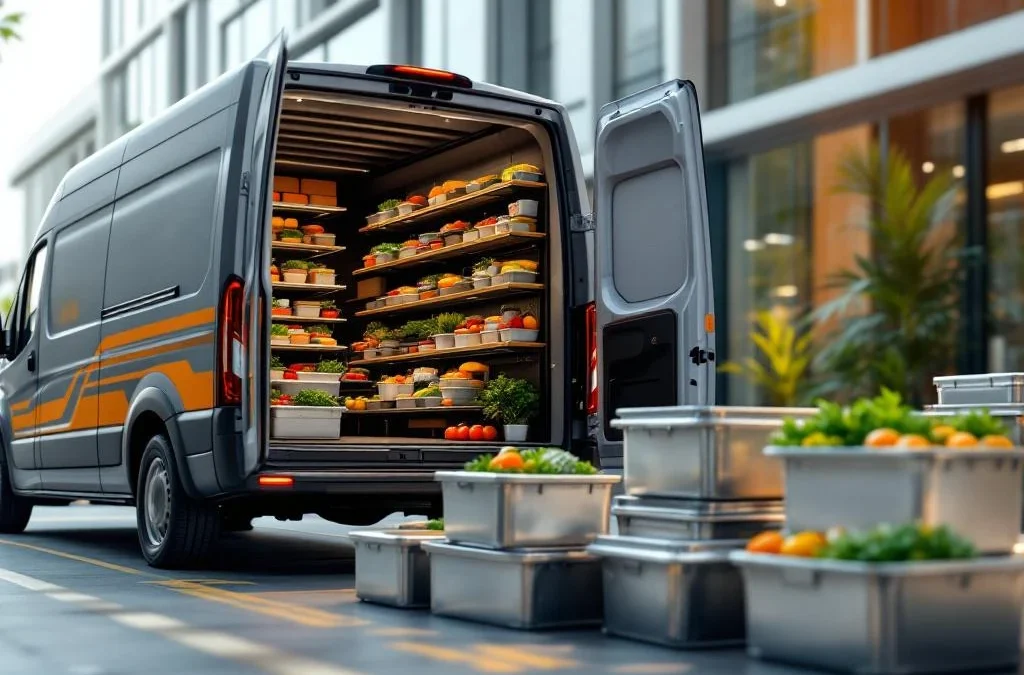 Welke logistieke aspecten zijn belangrijk bij bedrijfscatering?