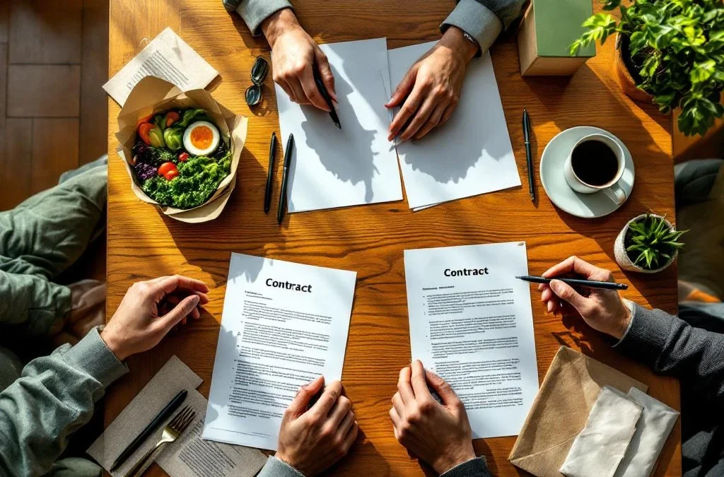 Welke contractvormen bestaan er voor bedrijfscatering?