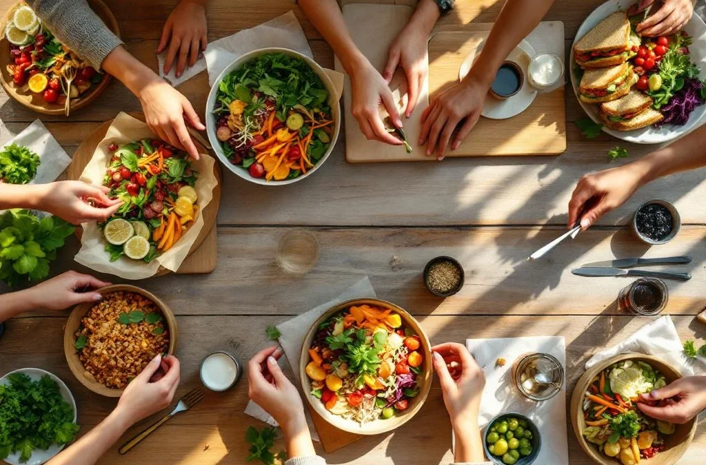 Hoe optimaliseer je de doorloop bij een drukke lunchtafel?
