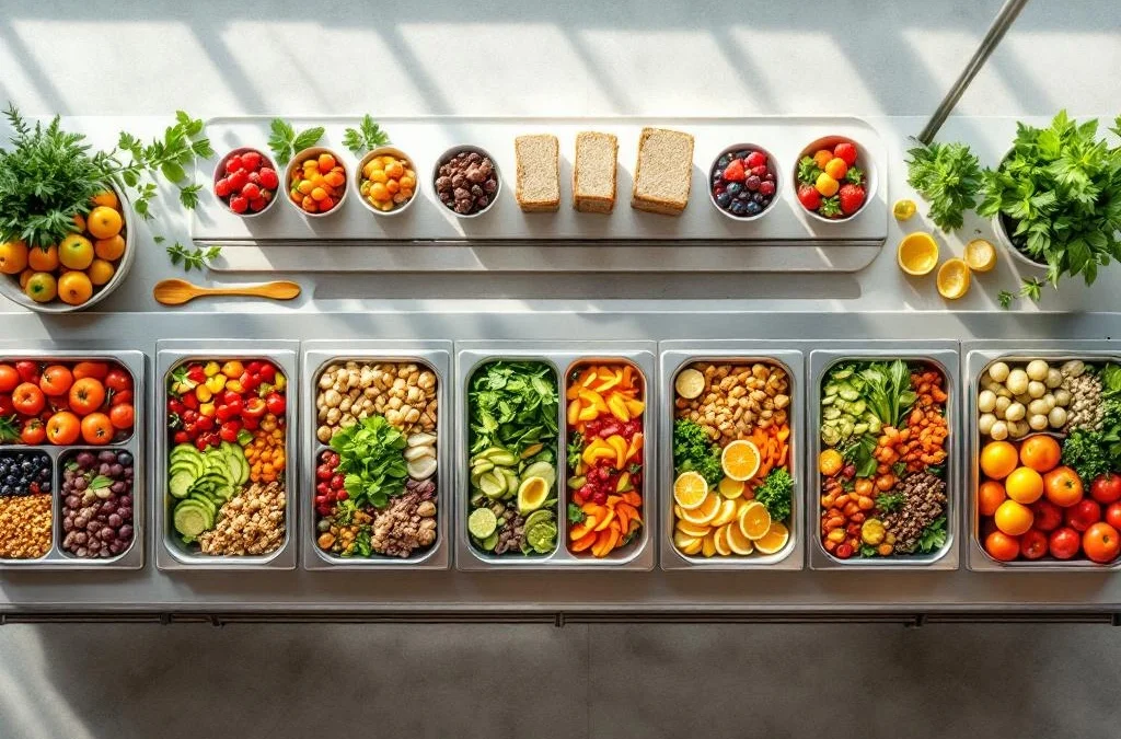 Hoe voorkom je drukte bij de lunchtafel?