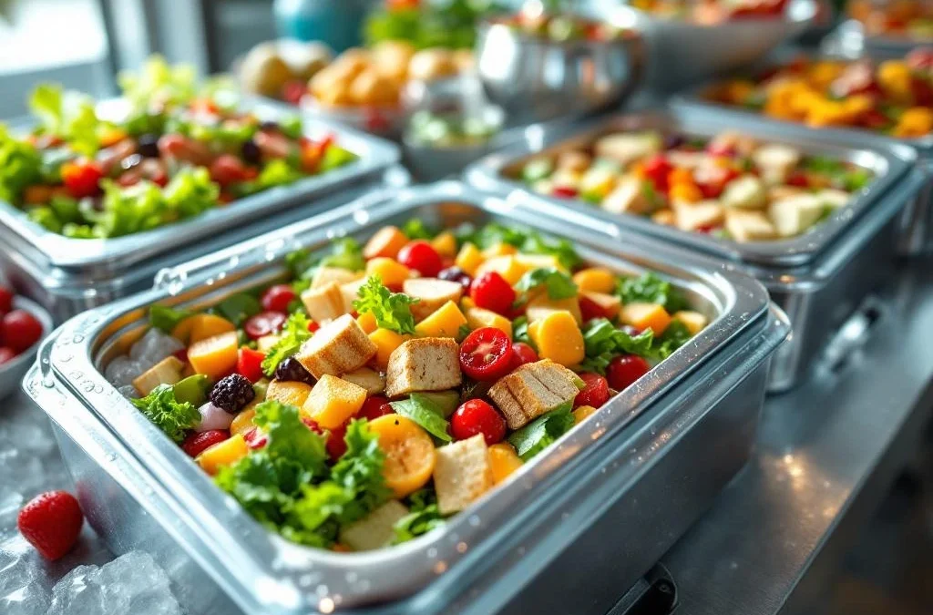 Welke koelvoorzieningen heb je nodig voor een lunchtafel?