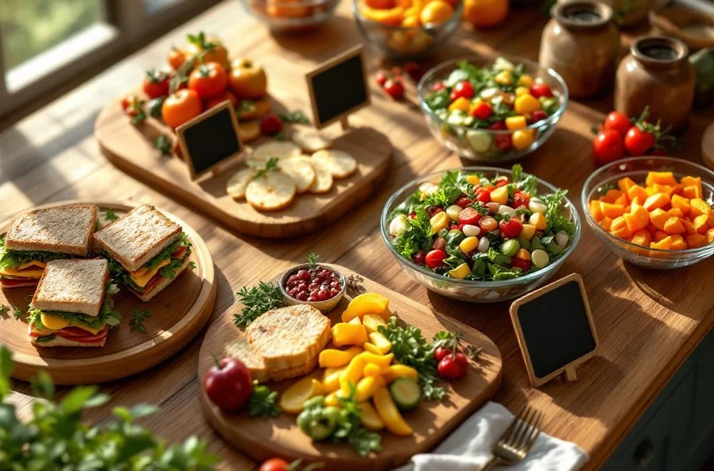 Hoe communiceer je het aanbod van de lunchtafel?