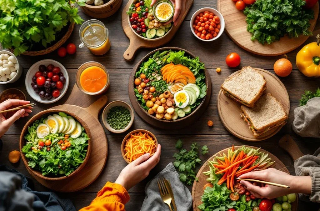 Hoe creëer je een lunchtafel voor verschillende dieetwensen?