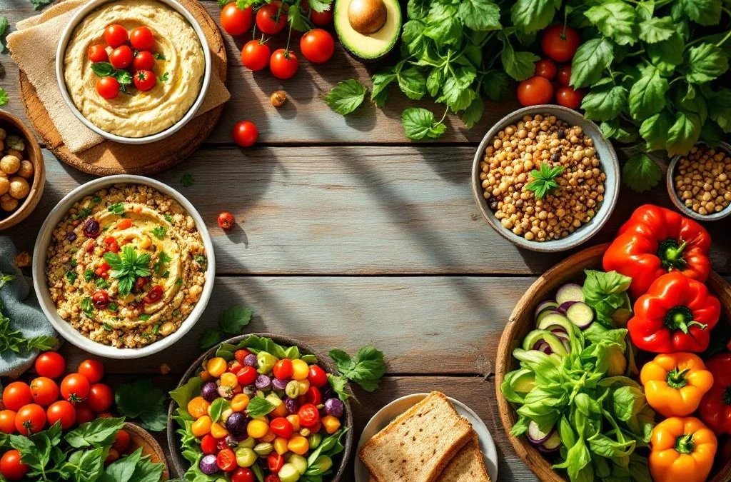 Hoe zorg je voor een gevarieerd vegetarisch aanbod op de lunchtafel?