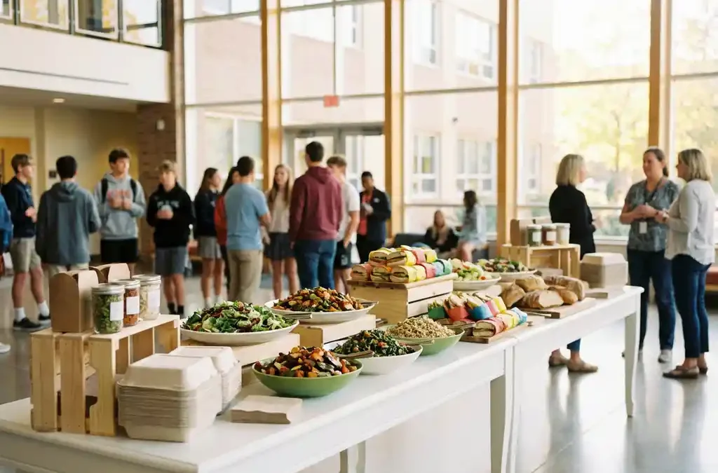 Welke cateringopties zijn er voor open dagen via onderwijscatering?
