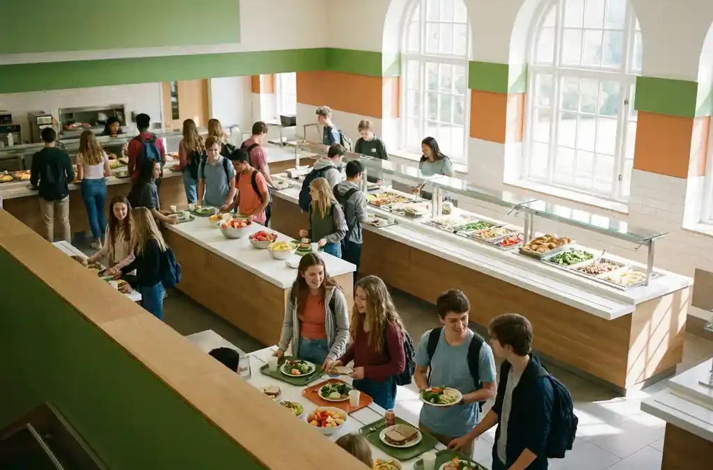 Hoe ziet onderwijscatering eruit op een middelbare school?