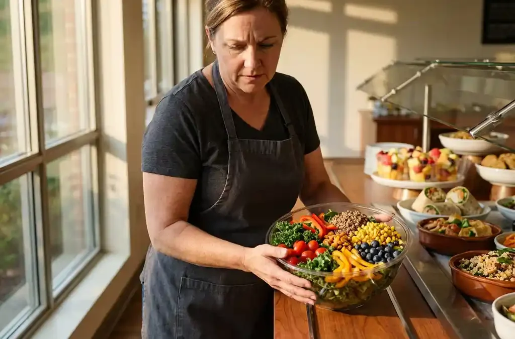 Waar beoordeel je onderwijscatering op als school?