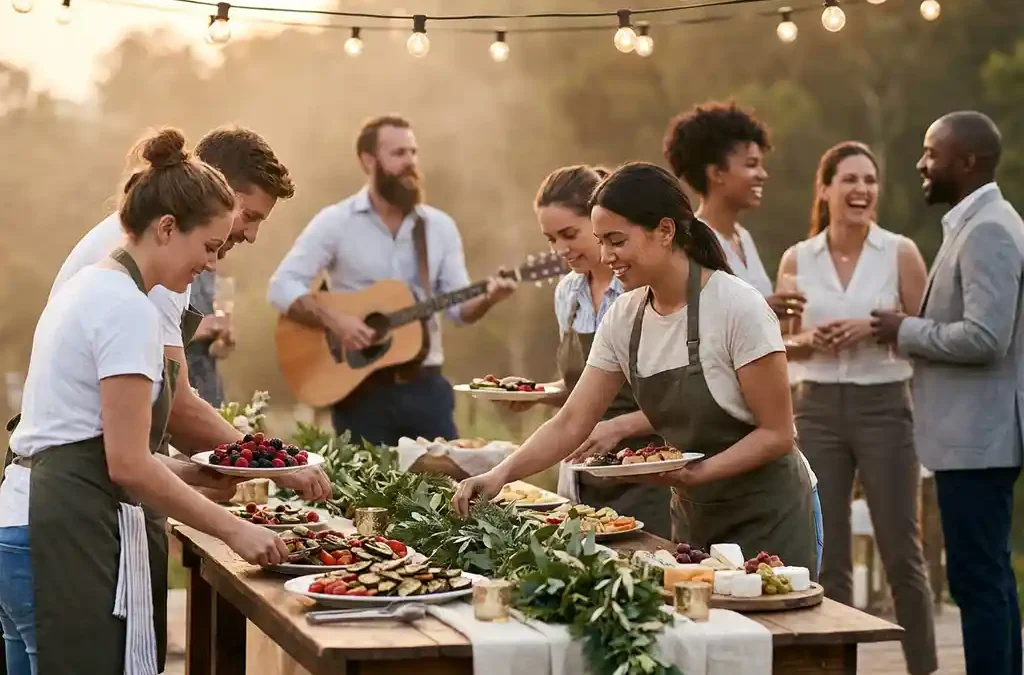 Kan een cateraar ook entertainment of een programma regelen bij een personeelsfeest?