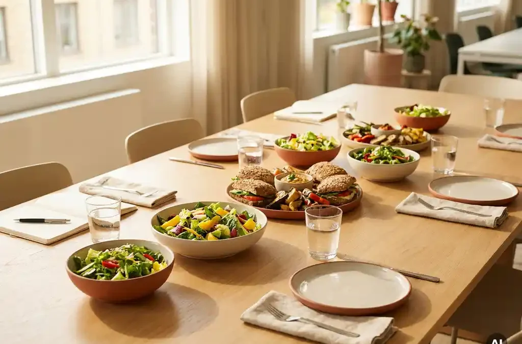 Wat is een vergaderlunch en wanneer is het een goede keuze?